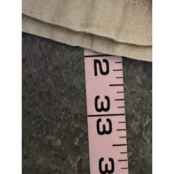 Vintage Victorias Secret 100% Flax Linen‎ Pants Size 0 Natural Lagenlook Casual - Picture 9 of 10